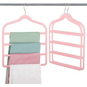 Velvet pants hanger non slip space saving closet organizer for jeans slacks shor
